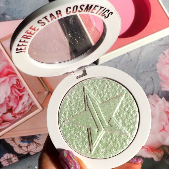 Jeffree Star Cosmetics SOUR ICE Extreme Frost HIGHLIGHTER Green Duochrome NEW! - Picture 2 of 7